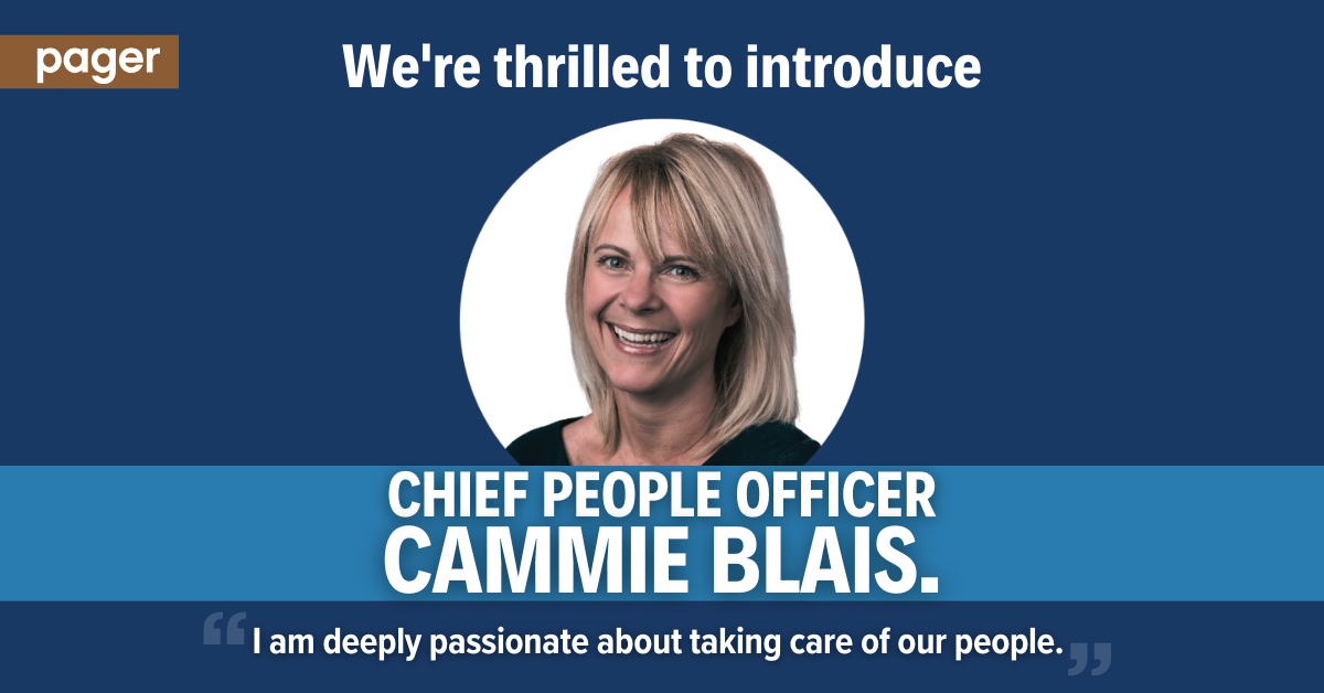 Pager Welcomes Cammie Blais As Chief People Officer