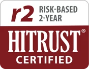 Pager Health's AI-enabled care navigation - r2 Risk-based 2-Year HITRUST Certified badge
