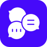 Omnichannel access icon with chat, SMS, voice, and video for care navigation and engagement